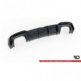 Maxton Rear Valance Audi S3 Sedan 8V Facelift Gloss Black, A3/S3/RS3 8V