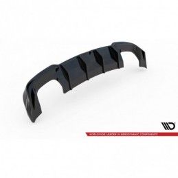 Maxton Rear Valance Audi S3 Sedan 8V Facelift Gloss Black, A3/S3/RS3 8V