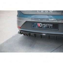 Maxton Rear Valance SEAT Leon Mk3 FR Facelift Gloss Black, Leon Mk3 FR