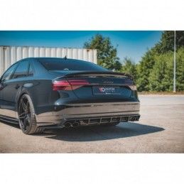 Maxton Rear Valance Audi S8 D4 Facelift Gloss Black, A8/S8 D4