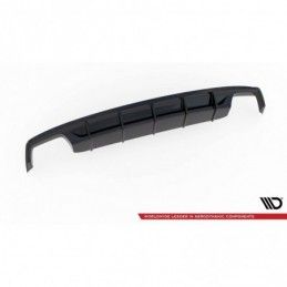 Maxton Rear Valance Audi S8 D4 Facelift Gloss Black, A8/S8 D4