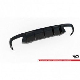 Maxton Rear Valance V.2 Skoda Octavia RS Mk3 / Mk3 FL Hatchback / Estate Gloss Black \ Gasoline, SKODA