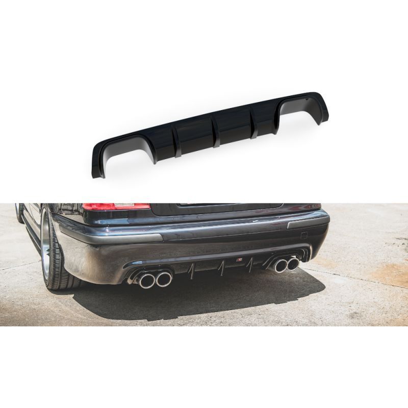 Maxton Rear Valance BMW M5 E39 Gloss Black, MAXTON DESIGN