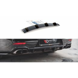 Maxton Rear Valance Porsche Panamera Turbo 970 Facelift Gloss Black, MAXTON DESIGN