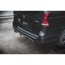 Maxton Rear Valance Mercedes-Benz V-Class AMG-Line W447 Facelift Gloss Black, MAXTON DESIGN