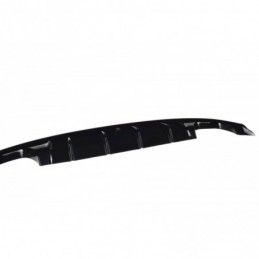 Maxton Rear Valance with Exhaust Ford Focus MK4 St-line Gloss Black \ Multibras, FORD