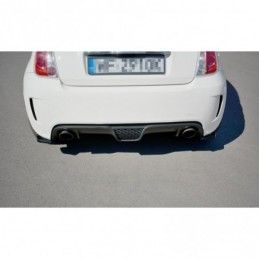 Maxton REAR SIDE SPLITTERS FIAT 500 ABARTH MK1 Gloss Black, FIAT