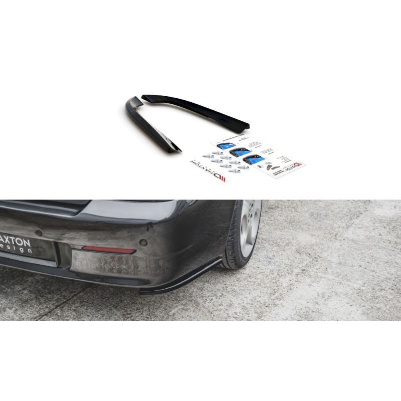 Maxton Rear Side Splitters Alfa Romeo 156 SW Facelift Gloss Black, 156