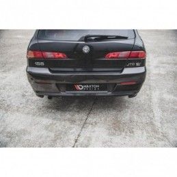 Maxton Rear Side Splitters Alfa Romeo 156 SW Facelift Gloss Black, 156