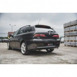 Maxton Rear Side Splitters Alfa Romeo 156 SW Facelift Gloss Black, 156