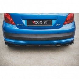 Maxton Rear Side Splitters Peugeot 207 Sport Gloss Black, 207