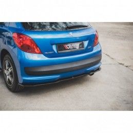 Maxton Rear Side Splitters Peugeot 207 Sport Gloss Black, 207