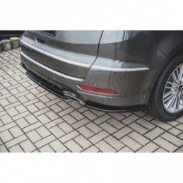 Maxton Rear Side Splitters Ford S-Max Vignale Mk2 Facelift Gloss Black, FORD