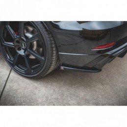 Maxton Rear Side Splitters V.2 Audi RS3 8V Sportback Facelift Gloss Black, A3/S3/RS3 8V