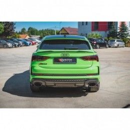 Maxton Rear Side Splitters Audi RSQ3 F3 Gloss Black, Q3 / RSQ3 F25