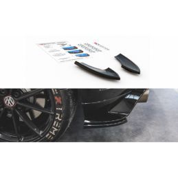 Maxton Rear Side Splitters VW Golf 7 GTI TCR Gloss Black, Golf 7