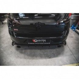 Maxton Rear Side Splitters VW Golf 7 GTI TCR Gloss Black, Golf 7