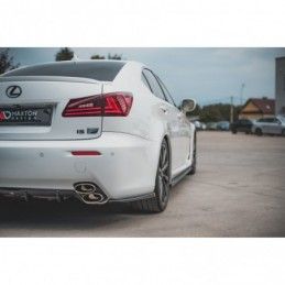 Maxton Rear Side Splitters Lexus IS F Mk2 Gloss Black, MAXTON DESIGN