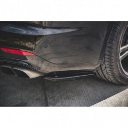 Maxton Rear Side Splitters Porsche Panamera Turbo 970 Facelift Gloss Black, MAXTON DESIGN