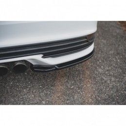 Maxton Rear Side Splitters V.2 Ford Focus ST Mk3 Facelift Gloss Black, MAXTON DESIGN