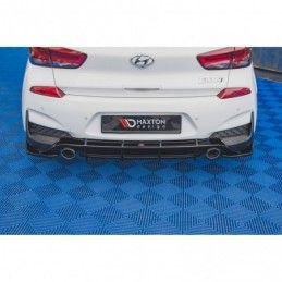 Maxton Rear Side Splitters V.4 Hyundai I30 N Mk3 Hatchback Gloss Black, MAXTON DESIGN