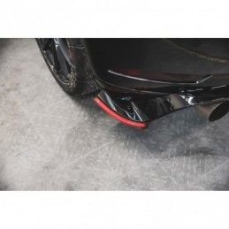 Maxton Rear Side Splitters VW Golf 7 GTI TCR RED, Golf 7