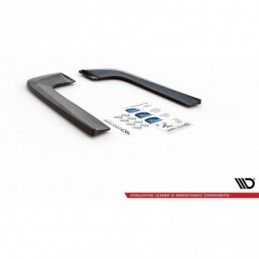 Maxton Rear Side Splitters V.2 Mercedes-Benz V-Class AMG-Line W447 Facelift Gloss Black, MAXTON DESIGN