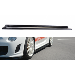 tuning SIDE SKIRTS DIFFUSERS FIAT 500 ABARTH MK1 Gloss Black