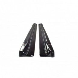 Maxton SIDE SKIRTS DIFFUSERS FIAT 500 ABARTH MK1 Gloss Black, FIAT