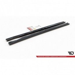 Maxton Side Skirts Diffusers Alfa Romeo 156 Facelift Gloss Black, 156