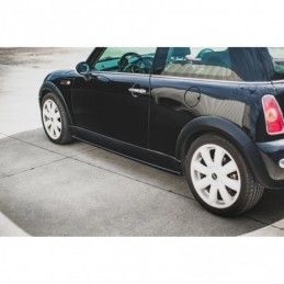 Maxton Side Skirts Diffusers Mini Cooper / One R50 Gloss Black, Mini