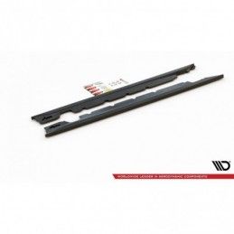 Maxton Side Skirts Diffusers Mini Cooper / One R50 Gloss Black, Mini