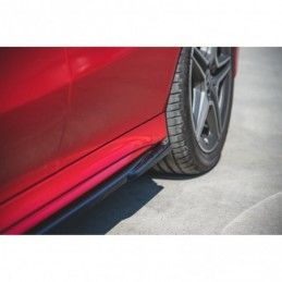 Maxton Side Skirts Diffusers Mercedes-Benz CLA AMG-Line C118 Gloss Black, MERCEDES