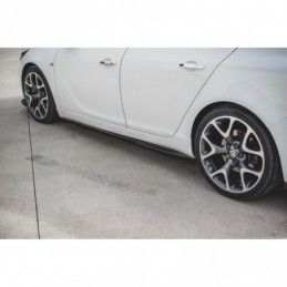 Maxton Side Skirts Diffusers Opel Insignia Mk. 1 OPC Gloss Black, Opel