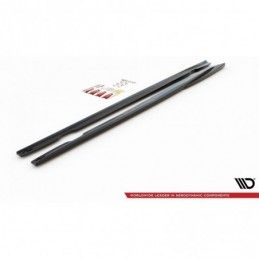 Maxton Side Skirts Diffusers Opel Insignia Mk. 1 OPC Gloss Black, Opel