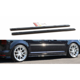 tuning Side Skirts Diffusers Volkswagen Caddy Mk. 4 Gloss Black