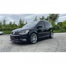 Maxton Side Skirts Diffusers Volkswagen Caddy Mk. 4 Gloss Black, Caddy