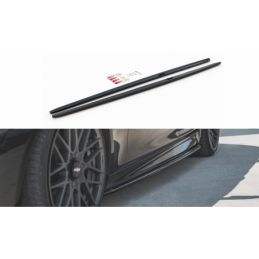 Maxton Side Skirts Diffusers V.2 BMW 5 F10/F11 M-Pack Gloss Black, Serie 5 F10/ F11