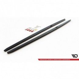 Maxton Side Skirts Diffusers V.2 BMW 5 F10/F11 M-Pack Gloss Black, Serie 5 F10/ F11