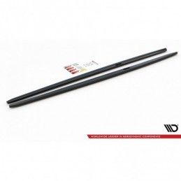 Maxton Side Skirts Diffusers V.2 BMW 5 F10/F11 M-Pack Gloss Black, Serie 5 F10/ F11