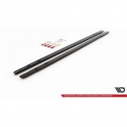 Maxton Side Skirts Diffusers Volkswagen Golf 8 GTI Gloss Black, MAXTON DESIGN