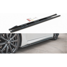 tuning Side Skirts Diffusers Lexus IS F Mk2 Gloss Black