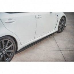 Maxton Side Skirts Diffusers Lexus IS F Mk2 Gloss Black, MAXTON DESIGN