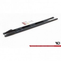 Maxton Side Skirts Diffusers Lexus IS F Mk2 Gloss Black, MAXTON DESIGN