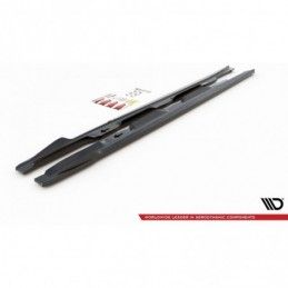 Maxton Side Skirts Diffusers Lexus IS F Mk2 Gloss Black, MAXTON DESIGN