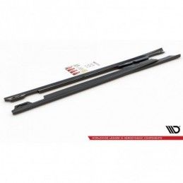 Maxton Side Skirts Diffusers V.1 Porsche Panamera Turbo 970 Facelift Gloss Black, MAXTON DESIGN