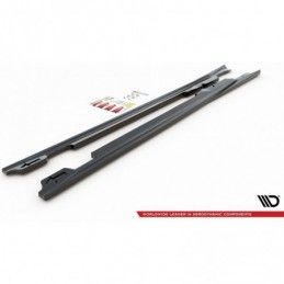 Maxton Side Skirts Diffusers V.1 Porsche Panamera Turbo 970 Facelift Gloss Black, MAXTON DESIGN