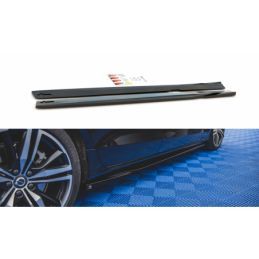 Maxton Side Skirts Diffusers V.1 Volvo S60/V60 R-Design Mk3 Gloss Black, MAXTON DESIGN