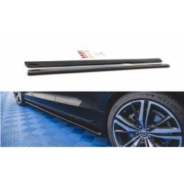 Maxton Side Skirts Diffusers V.2 Volvo S60/V60 R-Design Mk3 Gloss Black, MAXTON DESIGN