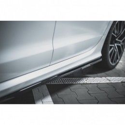 Maxton Side Skirts Diffusers V.2 Audi RS6 C7 Gloss Black, MAXTON DESIGN